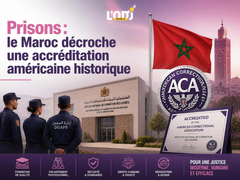 Prisons : le Maroc décroche une accréditation américaine historique