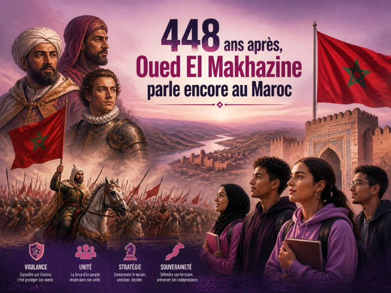 448 ans après, Oued El Makhazine parle encore au Maroc