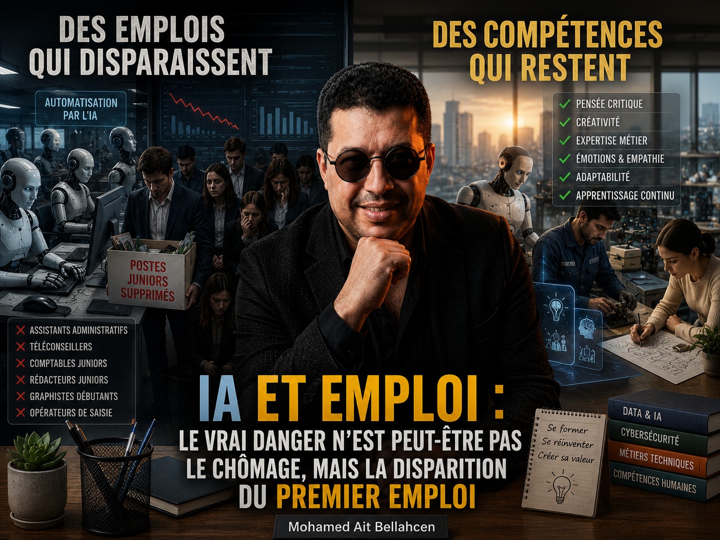 ​IA et emploi : le vrai danger n’est peut-être pas le chômage, mais la disparition du premier emploi !