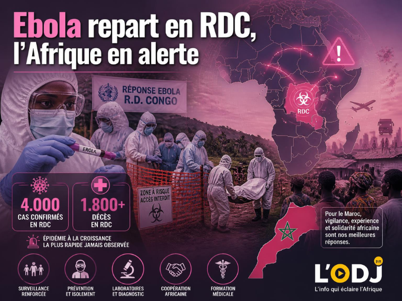 Ebola repart en RDC, l’Afrique en alerte