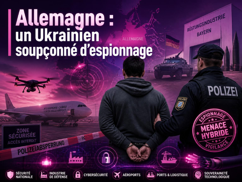 Allemagne : un Ukrainien soupçonné d’espionnage