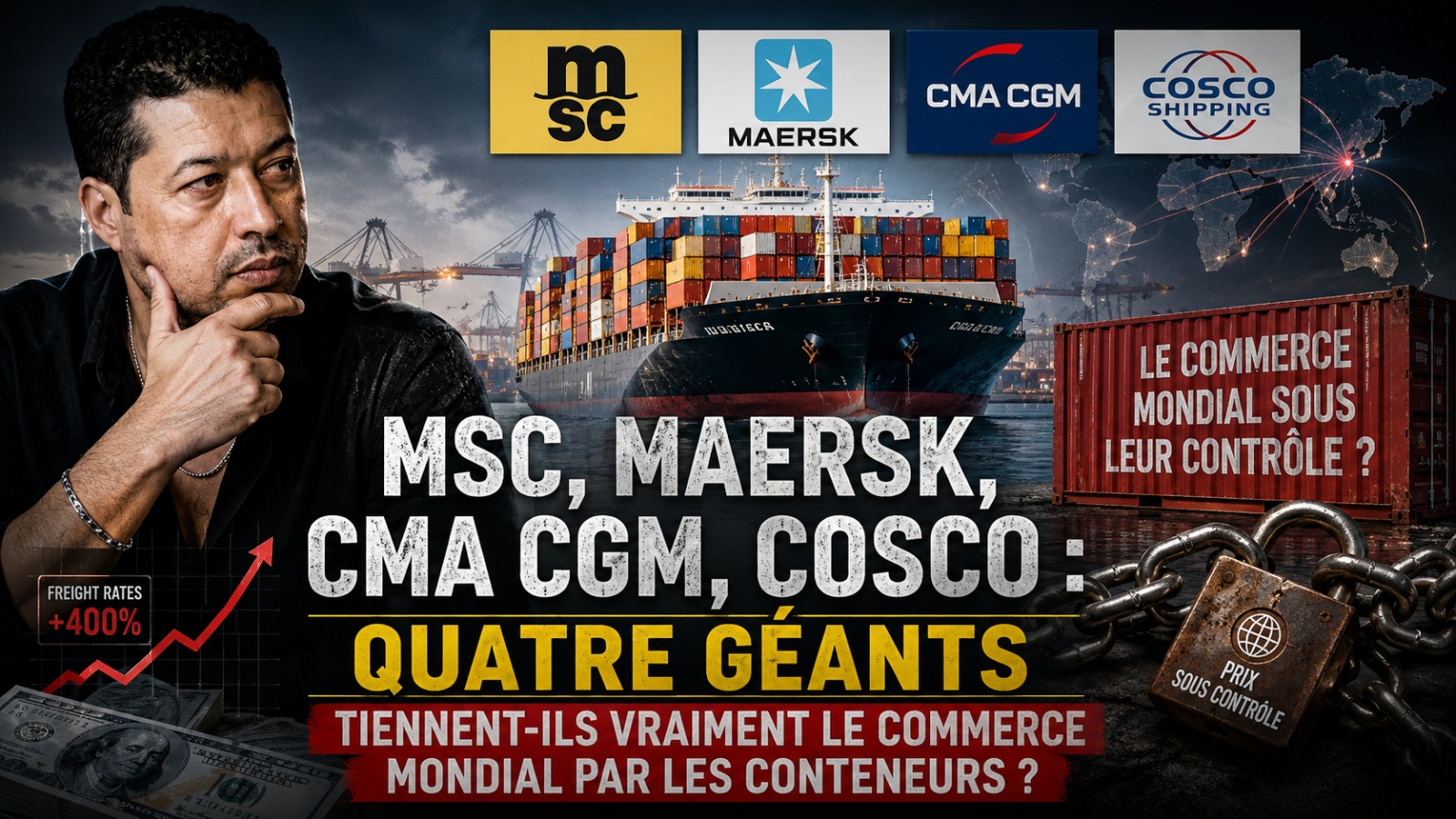 Transport maritime - MSC, Maersk, CMA CGM, COSCO : les géants du conteneur sont-ils devenus trop puissants ?