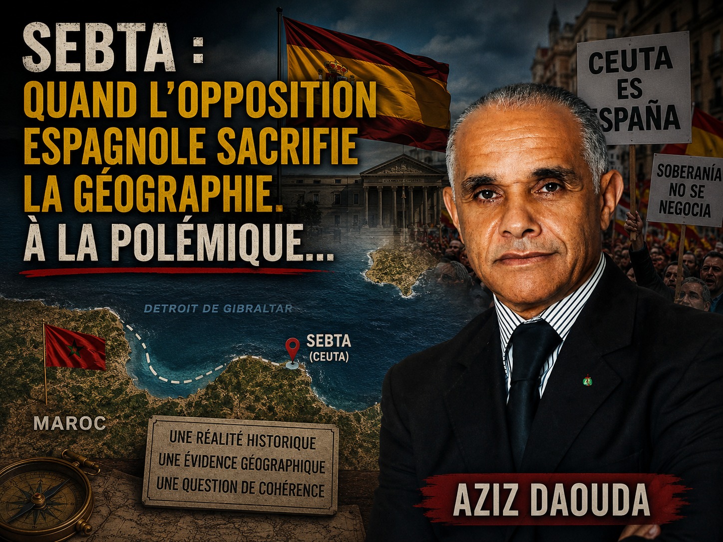 Sebta : quand l'opposition espagnole sacrifie la géographie à la polémique...