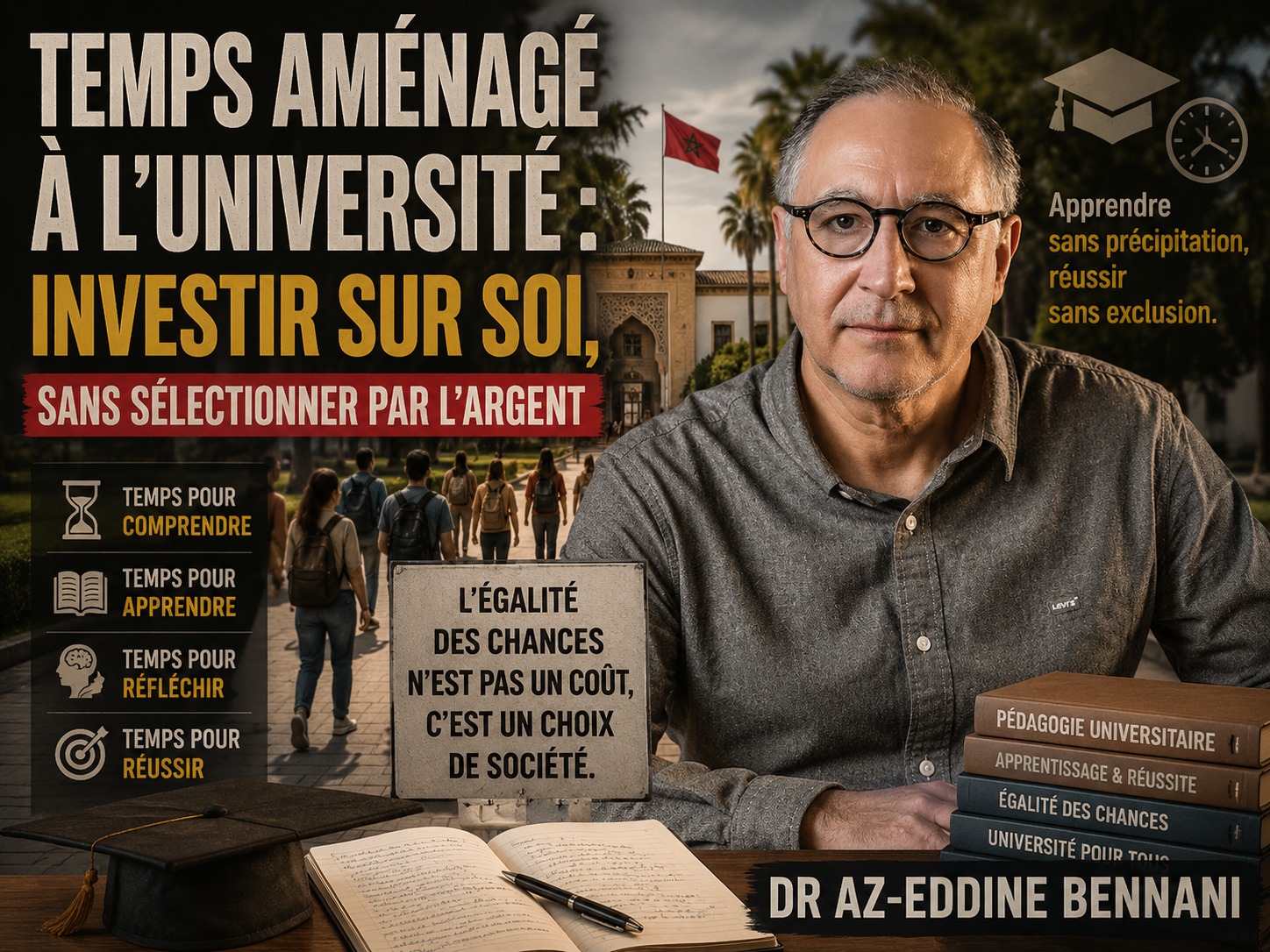 ​Temps aménagé à l’université : investir sur soi, sans sélectionner par l’argent