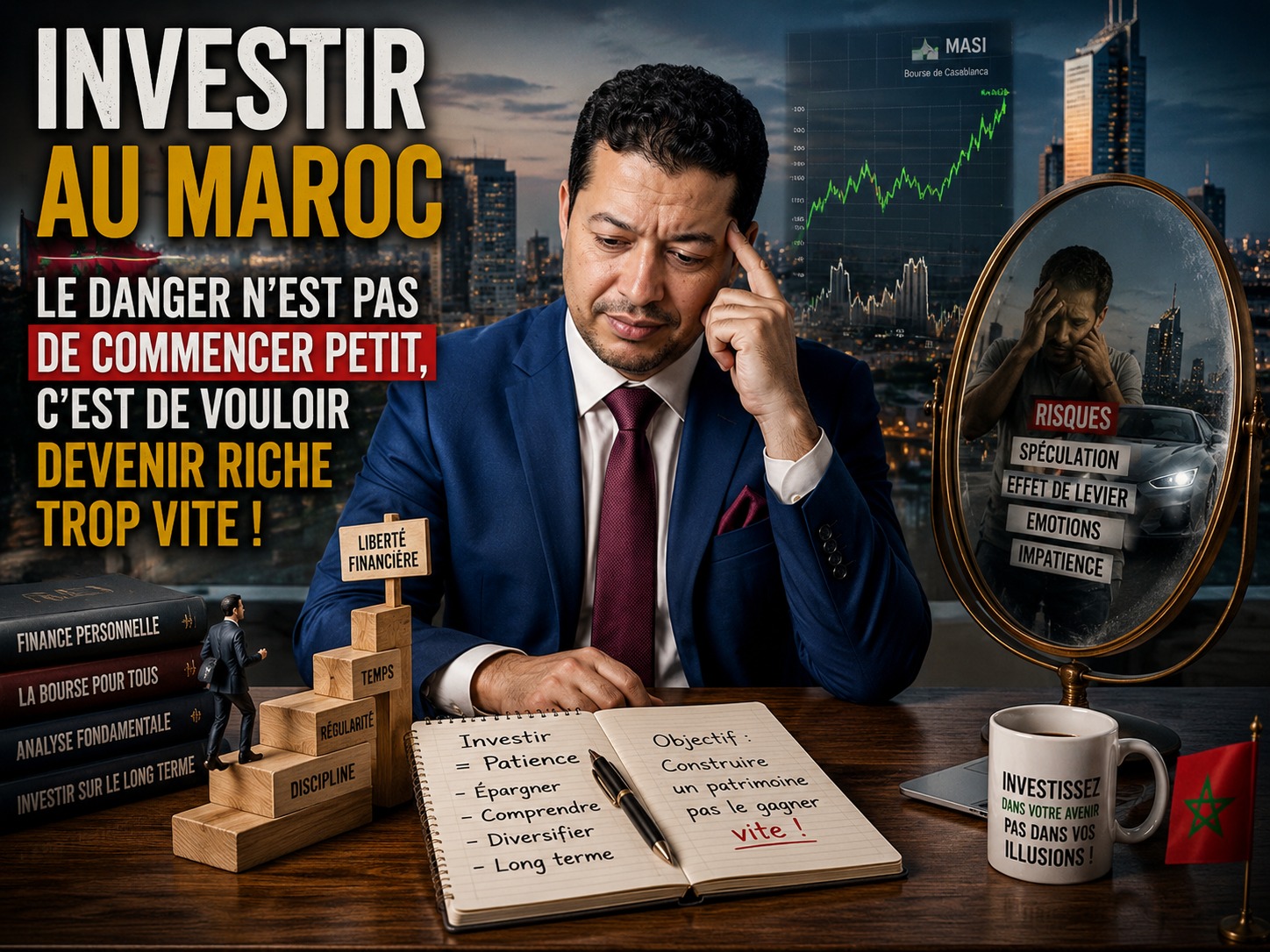 Investir au Maroc : Le danger n’est pas de commencer petit, c’est de vouloir devenir riche trop vite !
