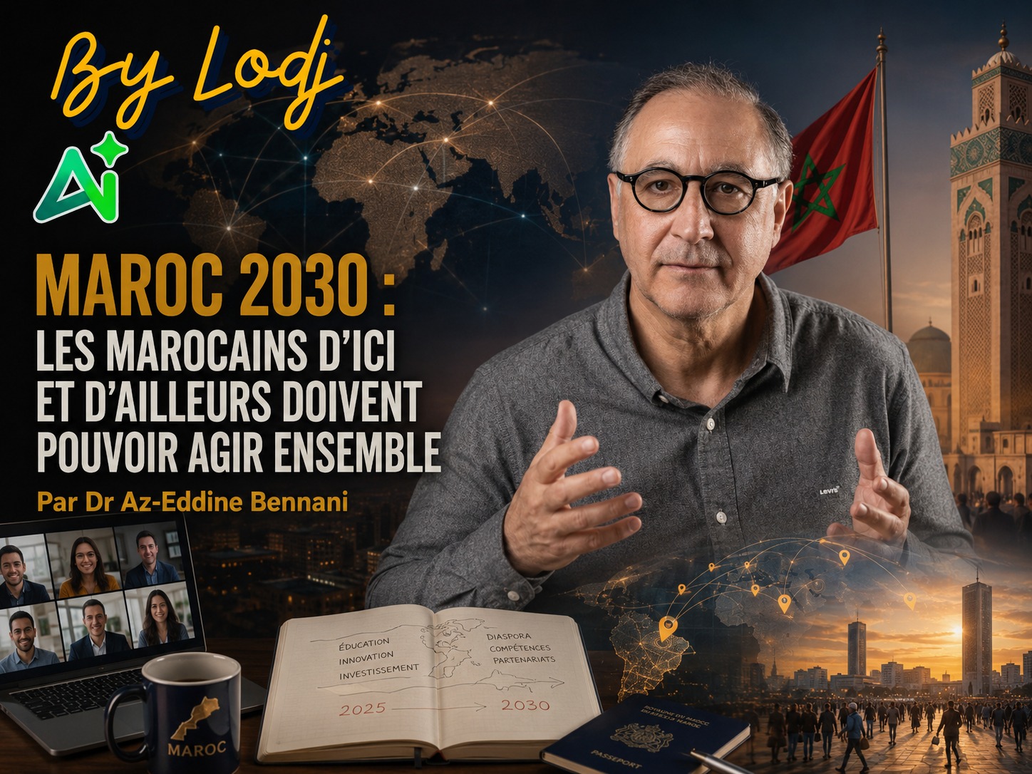 Maroc 2030 : les Marocains d’ici et d’ailleurs doivent pouvoir agir ensemble