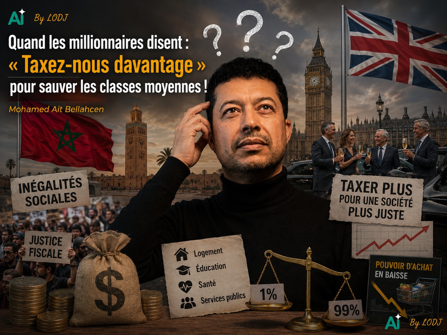Quand les millionnaires disent : « Taxez-nous davantage » pour sauver les classes moyennes !