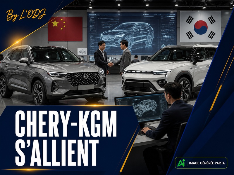 Chery–KGM : une alliance asiatique qui pourrait rebattre les cartes du SUV