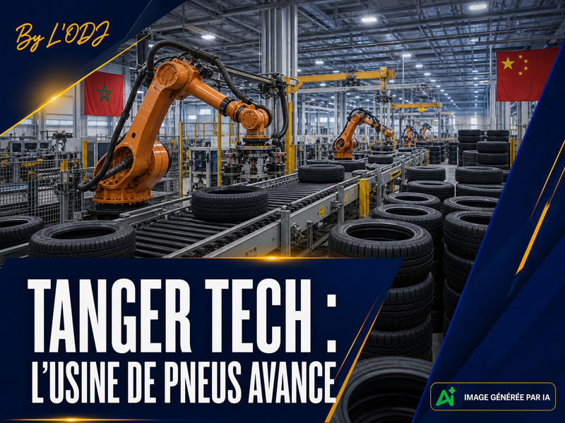 Guizhou Tyre avance sur son usine de pneus à Tanger Tech