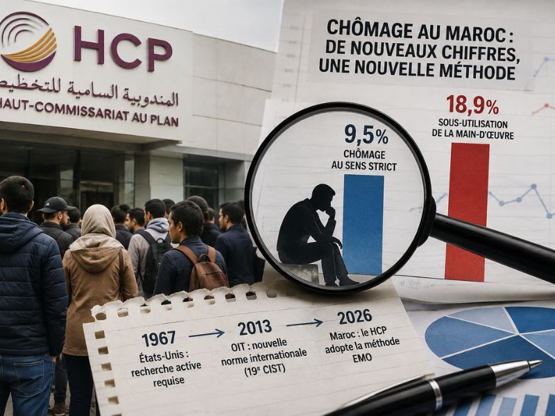 Chômage : le HCP applique-t-il au Maroc une vieille recette statistique devenue norme mondiale ?