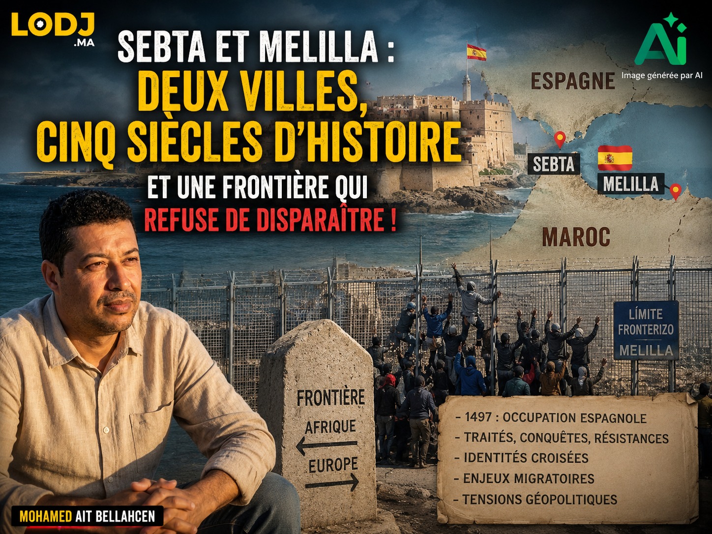 Sebta et Melilla : deux villes, cinq siècles d’Histoire et une frontière qui refuse de disparaître