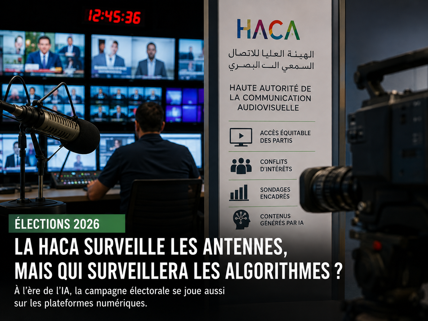 Élections 2026 : la HACA surveille les antennes, mais qui surveillera les algorithmes ?