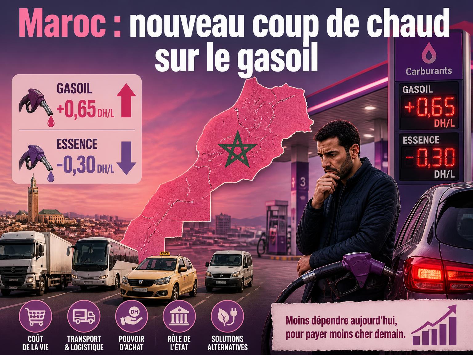 Maroc : nouveau coup de chaud sur le gasoil
