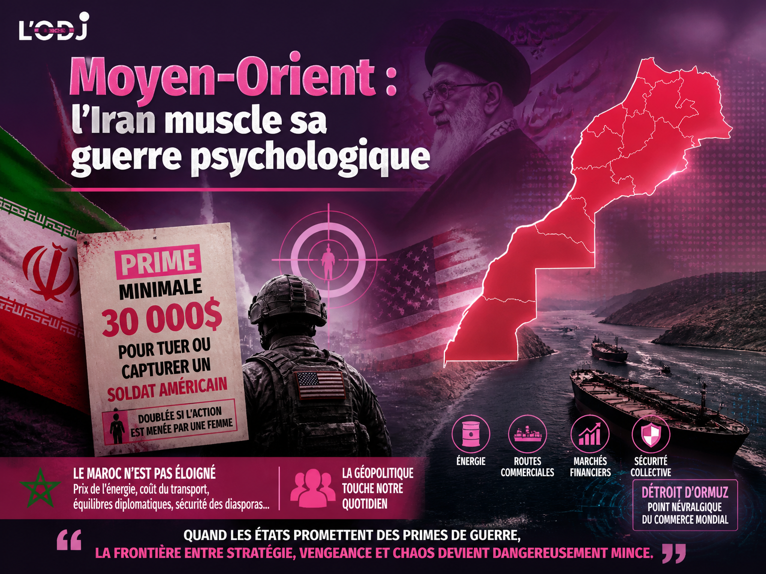 Moyen-Orient : l’Iran muscle sa guerre psychologique