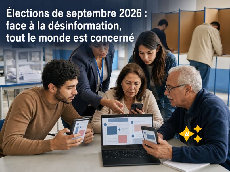 Élections de septembre 2026 : face à la désinformation, tout le monde est concerné