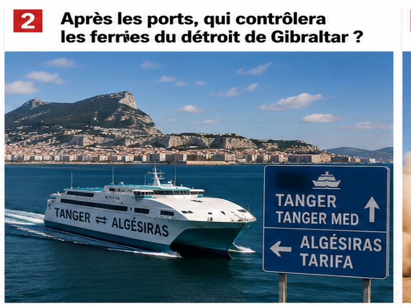 ​Après les ports, qui contrôlera les ferries du détroit de Gibraltar ?