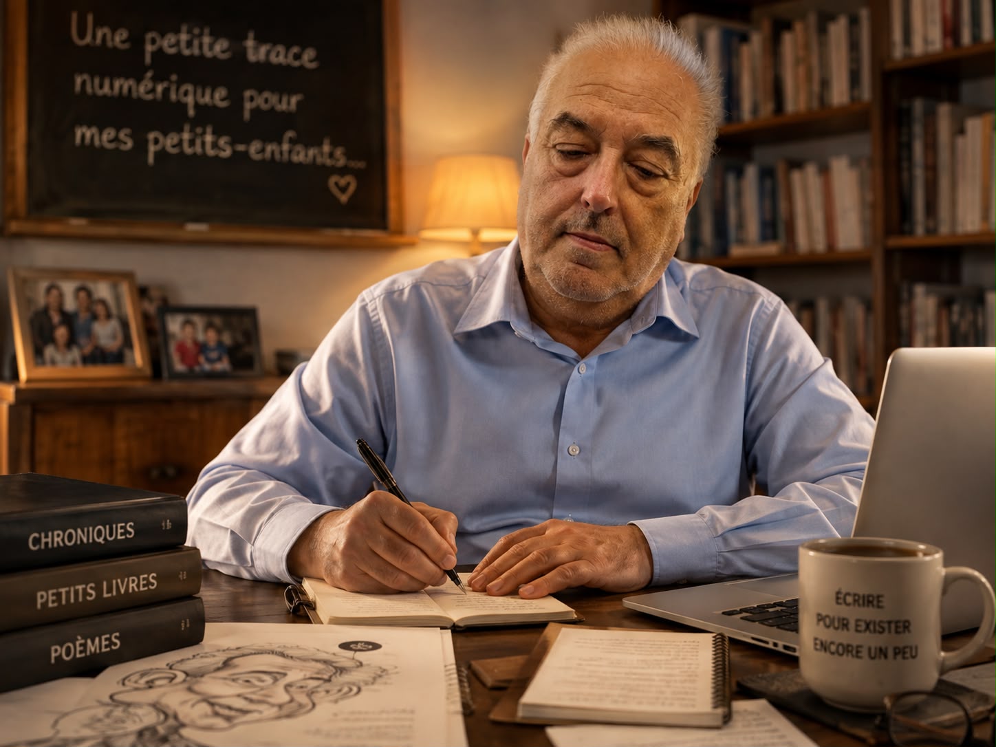 ​J’écris pour exister encore un peu