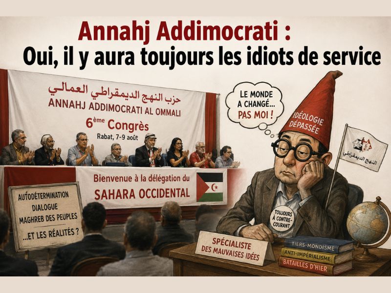 Annahj Addimocrati  : Oui, il y aura toujours les idiots de service