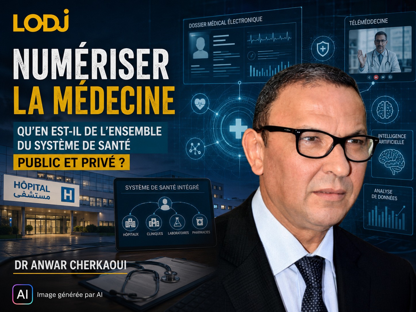 Numériser la médecine : Qu’en est-il de l’ensemble du système de santé public et privé  ?