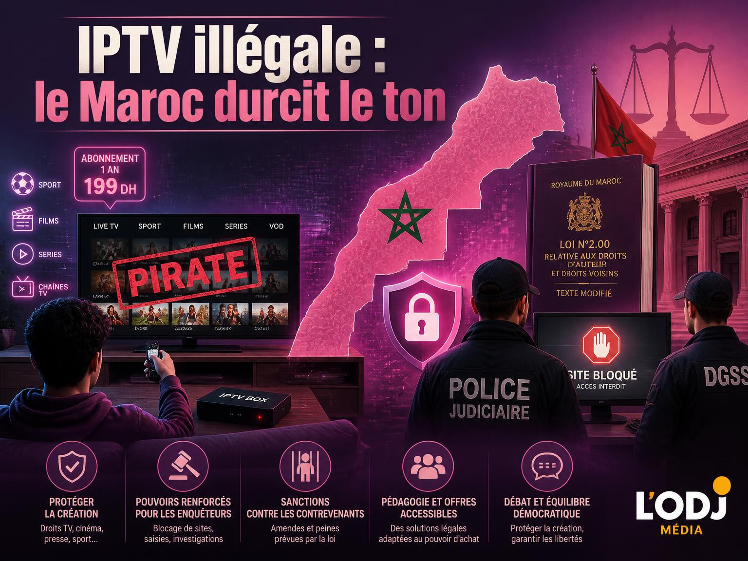 IPTV illégale : le Maroc durcit le ton