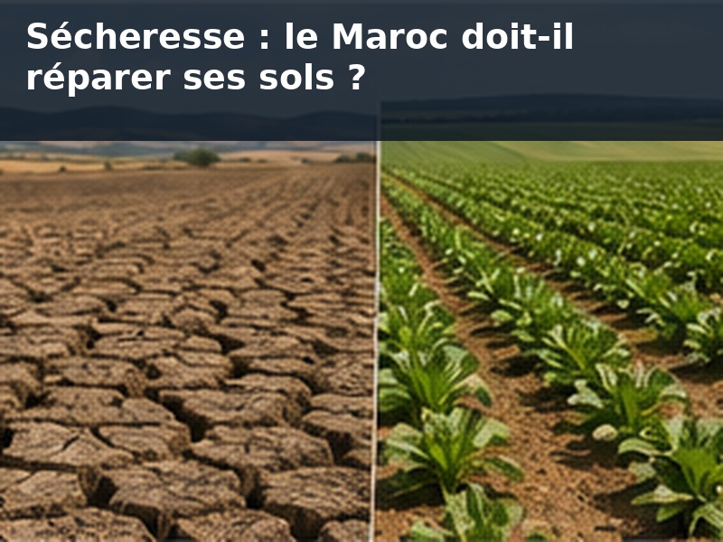 ​Sécheresse : après les barrages et le dessalement, le Maroc doit-il réparer ses sols ?