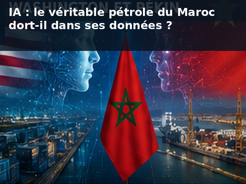 IA : le véritable pétrole du Maroc dort-il dans les bases de données de ses administrations ?