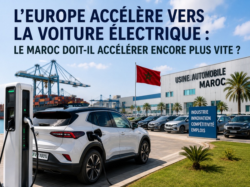 L’Europe accélère vers la voiture électrique : le Maroc doit-il accélérer encore plus vite ?