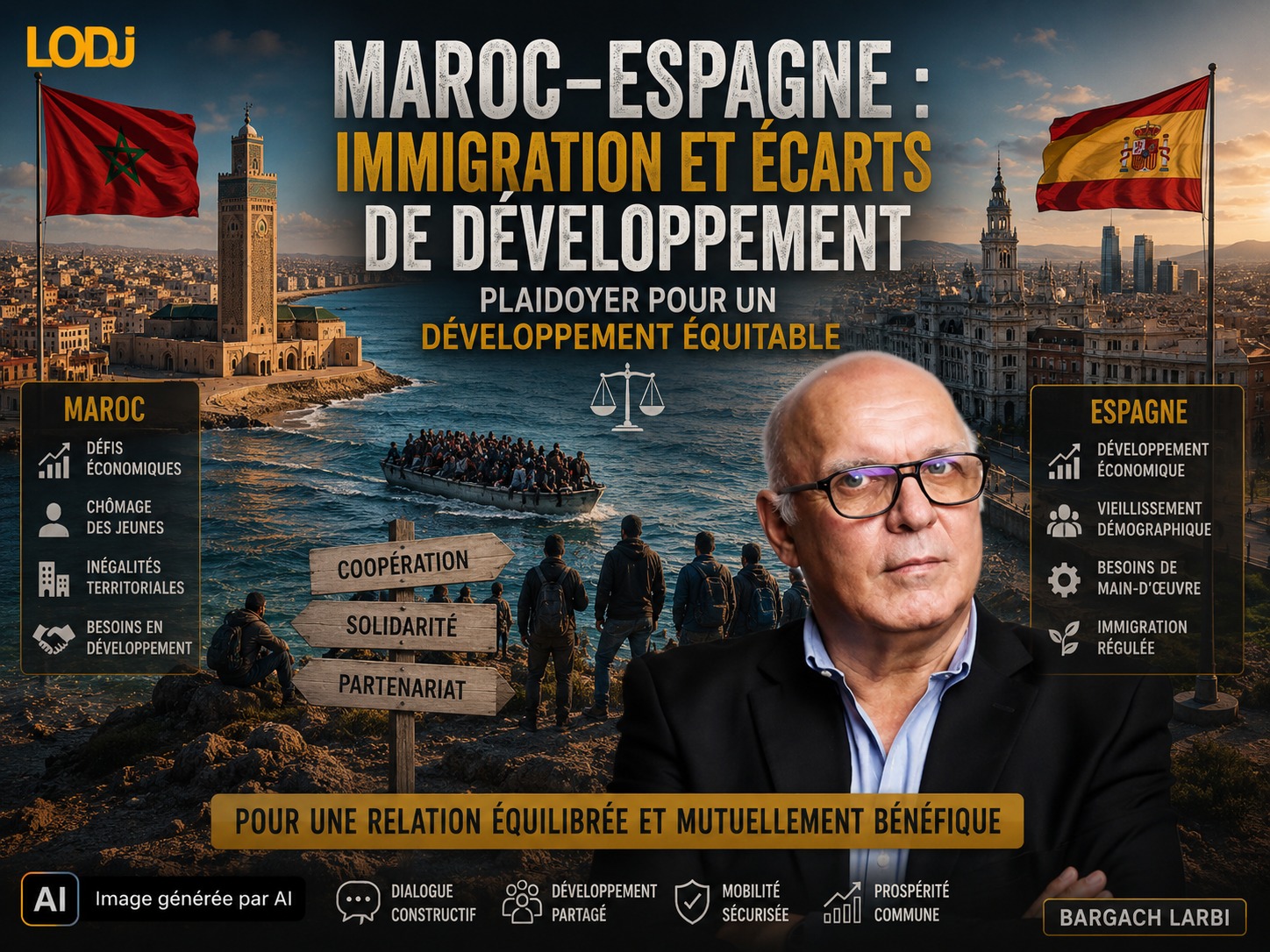 Maroc–Espagne : immigration et écarts de développement