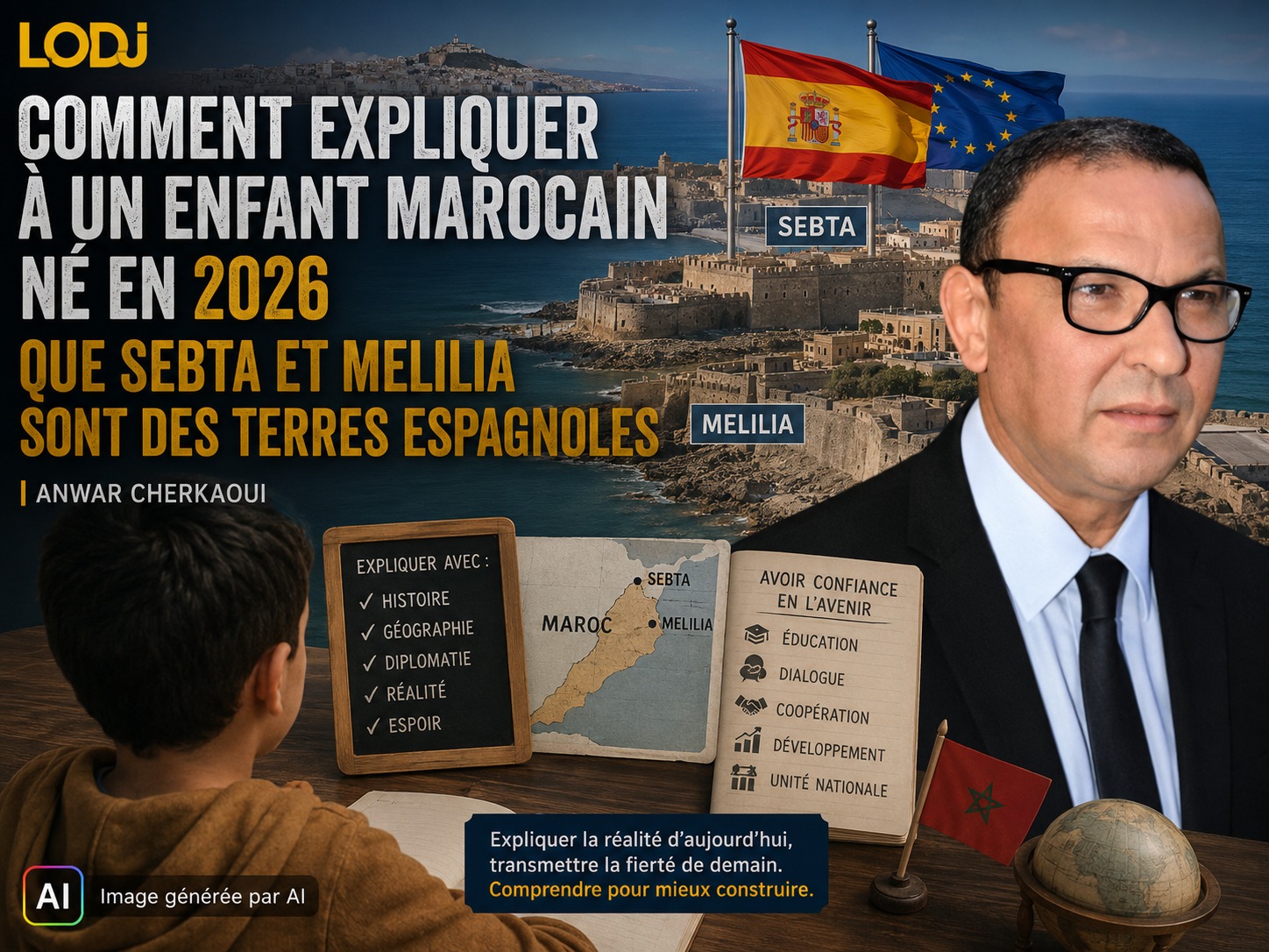 Comment expliquer à un enfant marocain né en 2026 que Sebta et Melilia sont des terres espagnoles