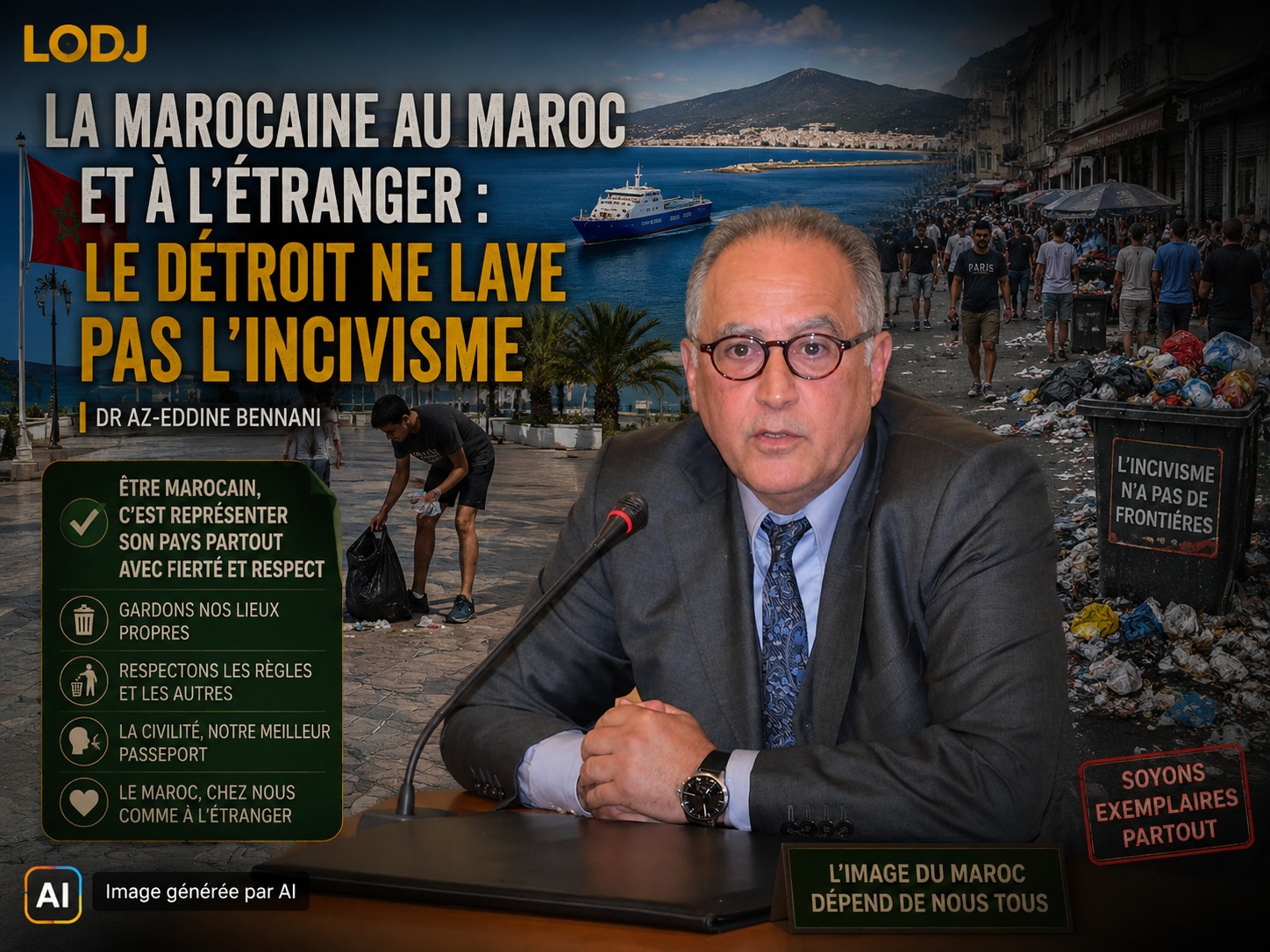 ​La Marocaine au Maroc et à l’étranger : le détroit ne lave pas l’incivisme