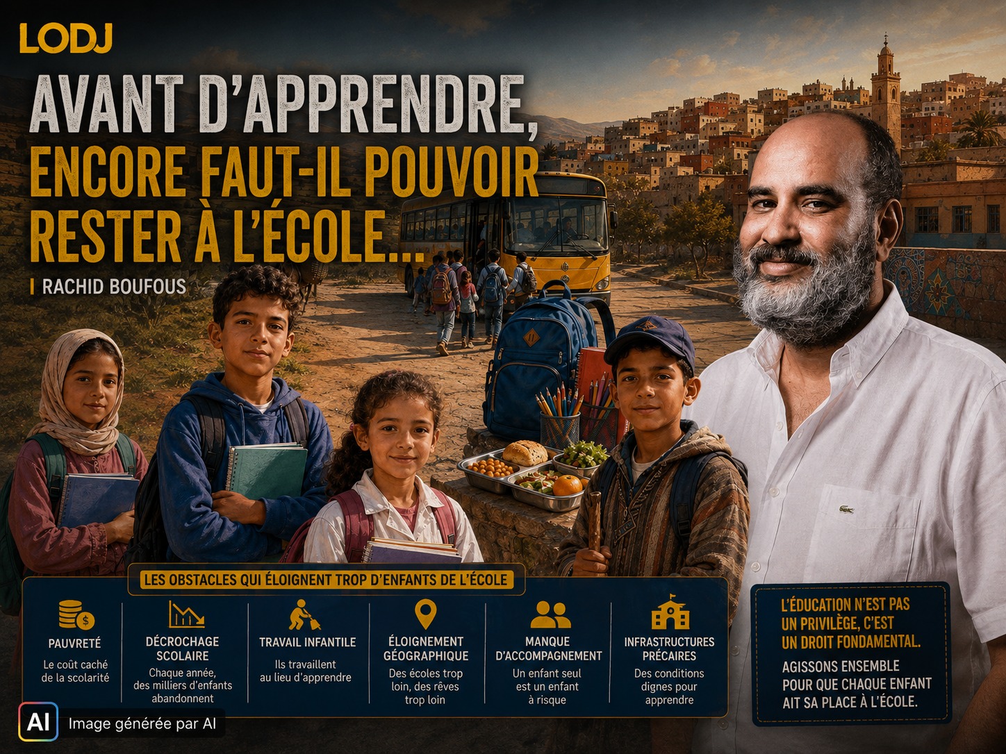 ​Avant d’apprendre, encore faut-il pouvoir rester à l’école…