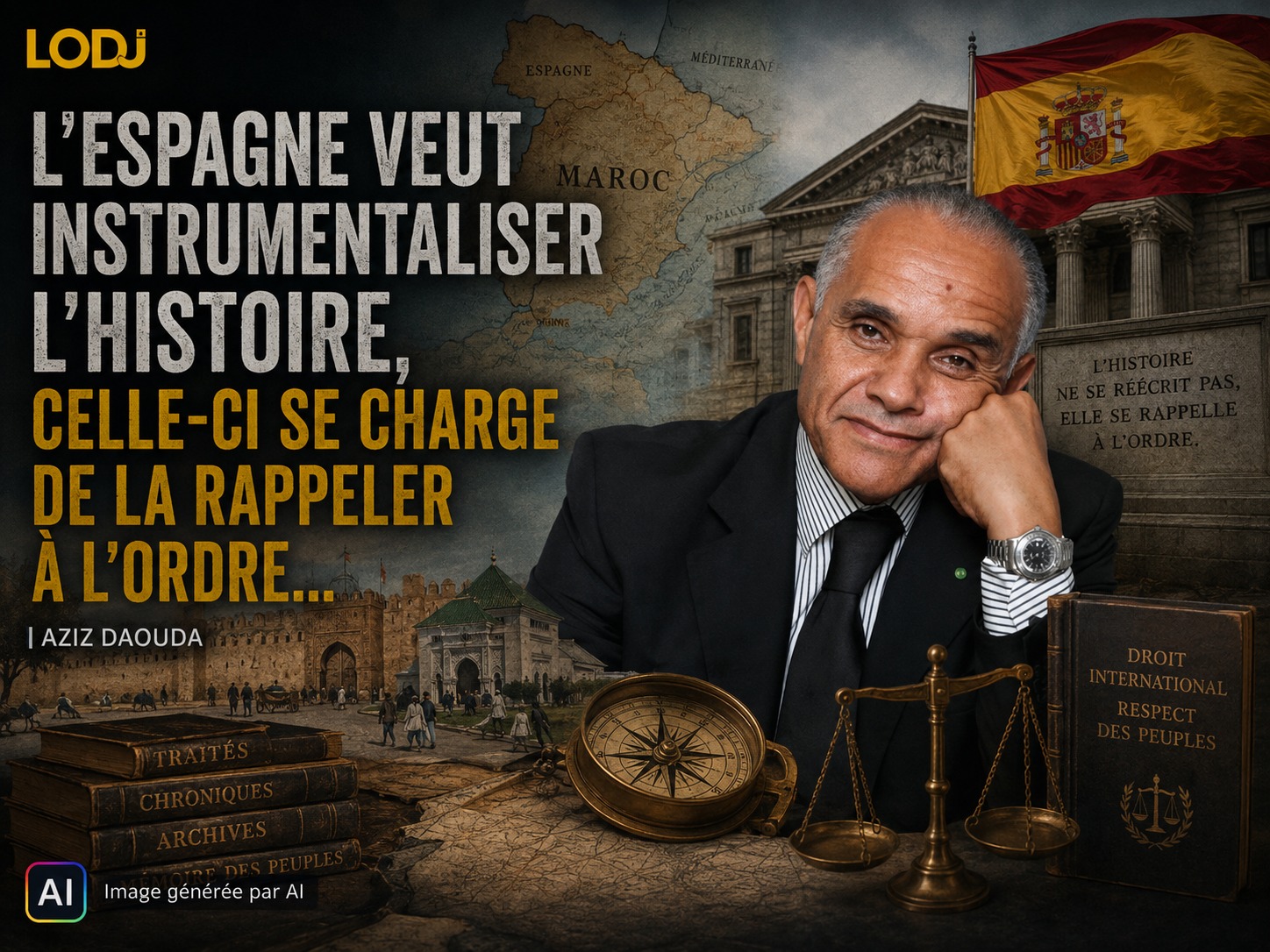 ​L’Espagne veut instrumentaliser l'histoire, celle-ci se charge de la rappeler à l'ordre...