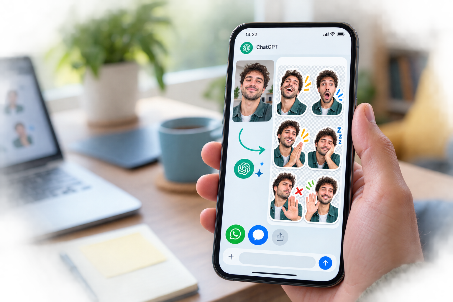 ChatGPT, c’est quoi encore cette histoire de stickers ?