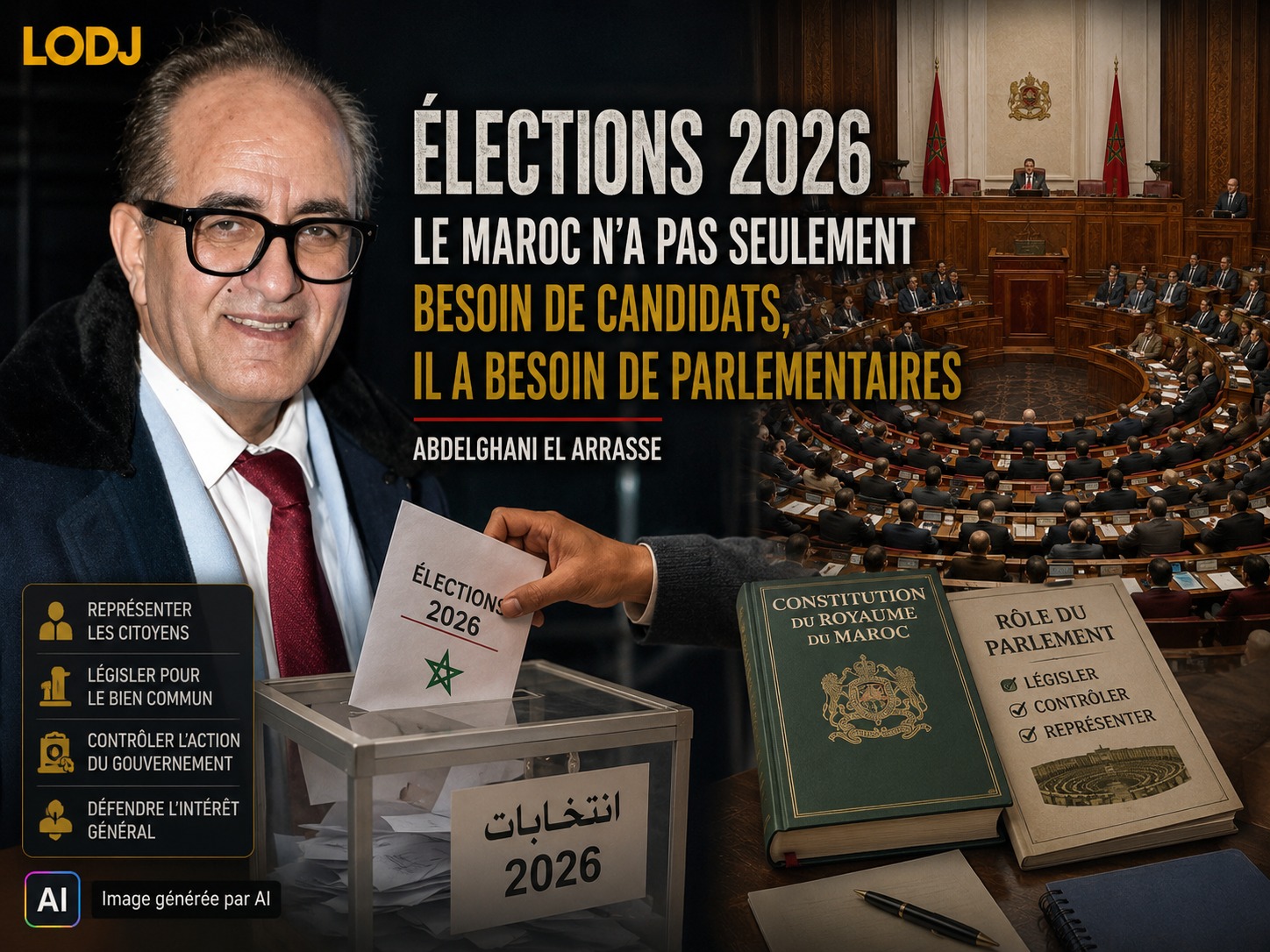 Élections 2026 : le Maroc n’a pas seulement besoin de candidats, il a besoin de parlementaires