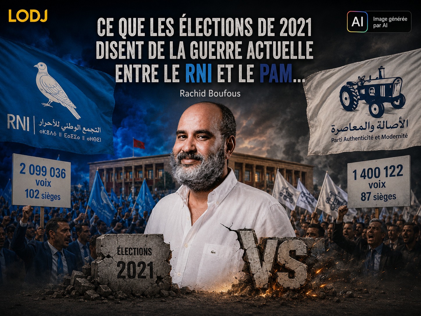 ​Ce que l’élections de 2021 disent de la guerre actuelle entre le RNI le PAM…