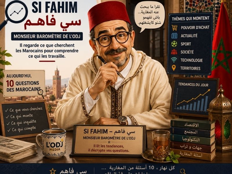 28 août 2026, Monsieur Baromètre "Ssi Fahim" répond aux dix questions des Marocains
