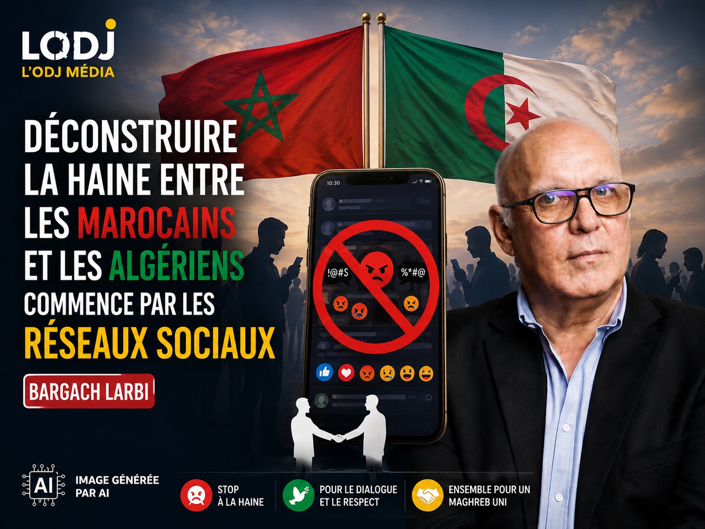 ​Déconstruire la haine entre les Marocains et les Algériens commence par les réseaux sociaux