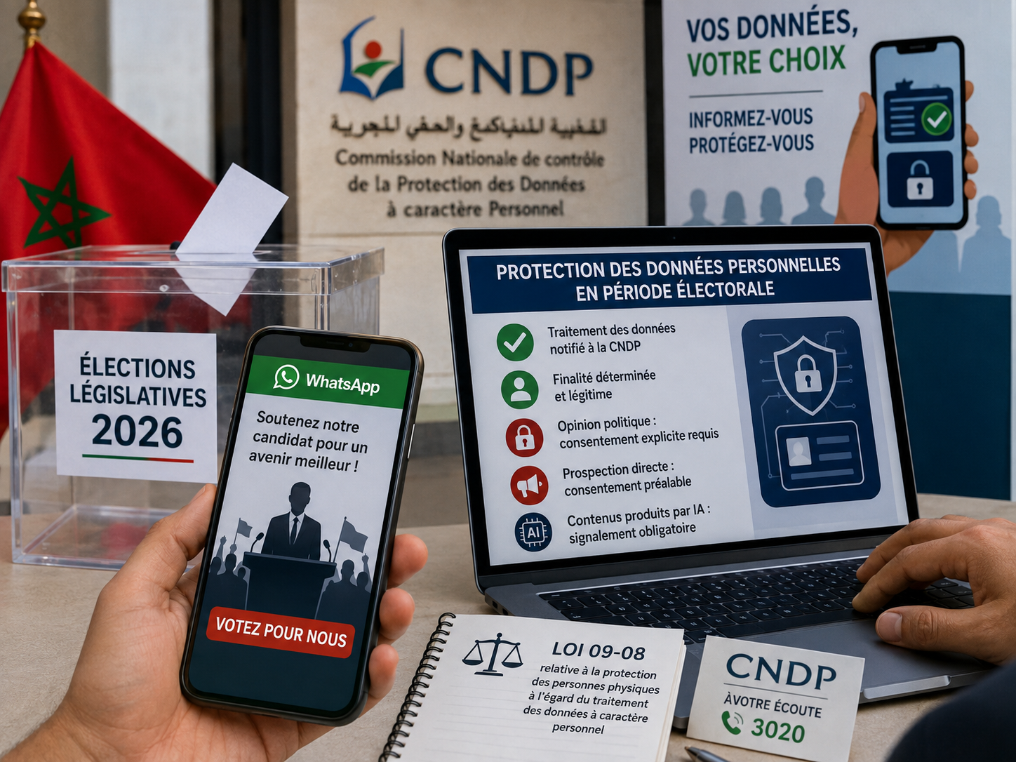 Élections 2026 : ce que les partis ont et n’ont pas le droit de faire avec vos données