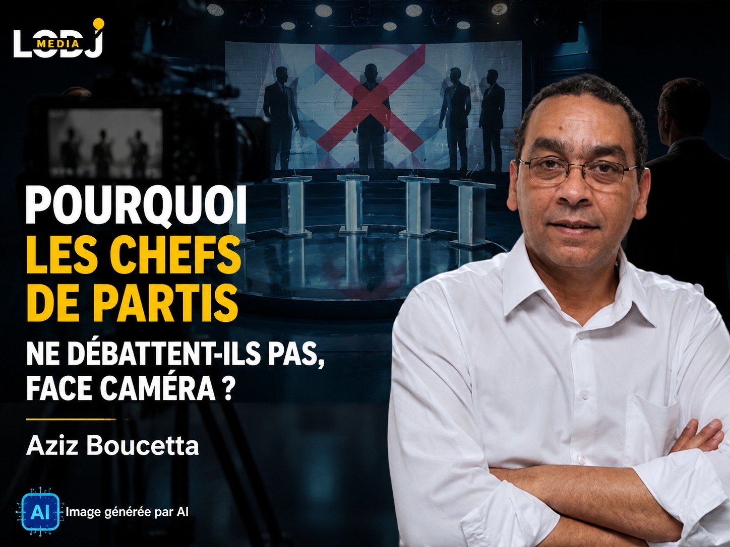 Pourquoi les chefs de partis ne débattent-ils pas, face caméra ?