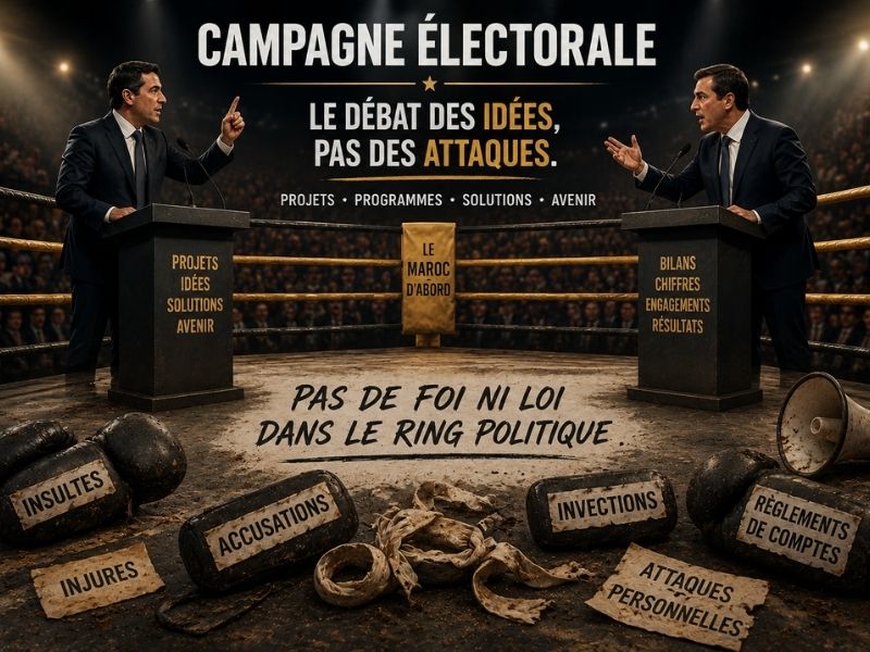 Une campagne électorale n’est pas un tribunal et surtout pas un ring, de combat sans foi ni loi