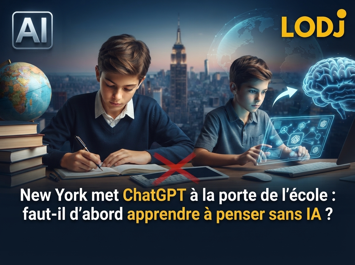 New York met ChatGPT à la porte de l’école : faut-il d’abord apprendre à penser sans IA ?