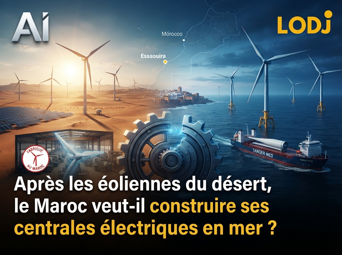 Après les éoliennes du désert, le Maroc veut-il construire ses centrales électriques en mer ?