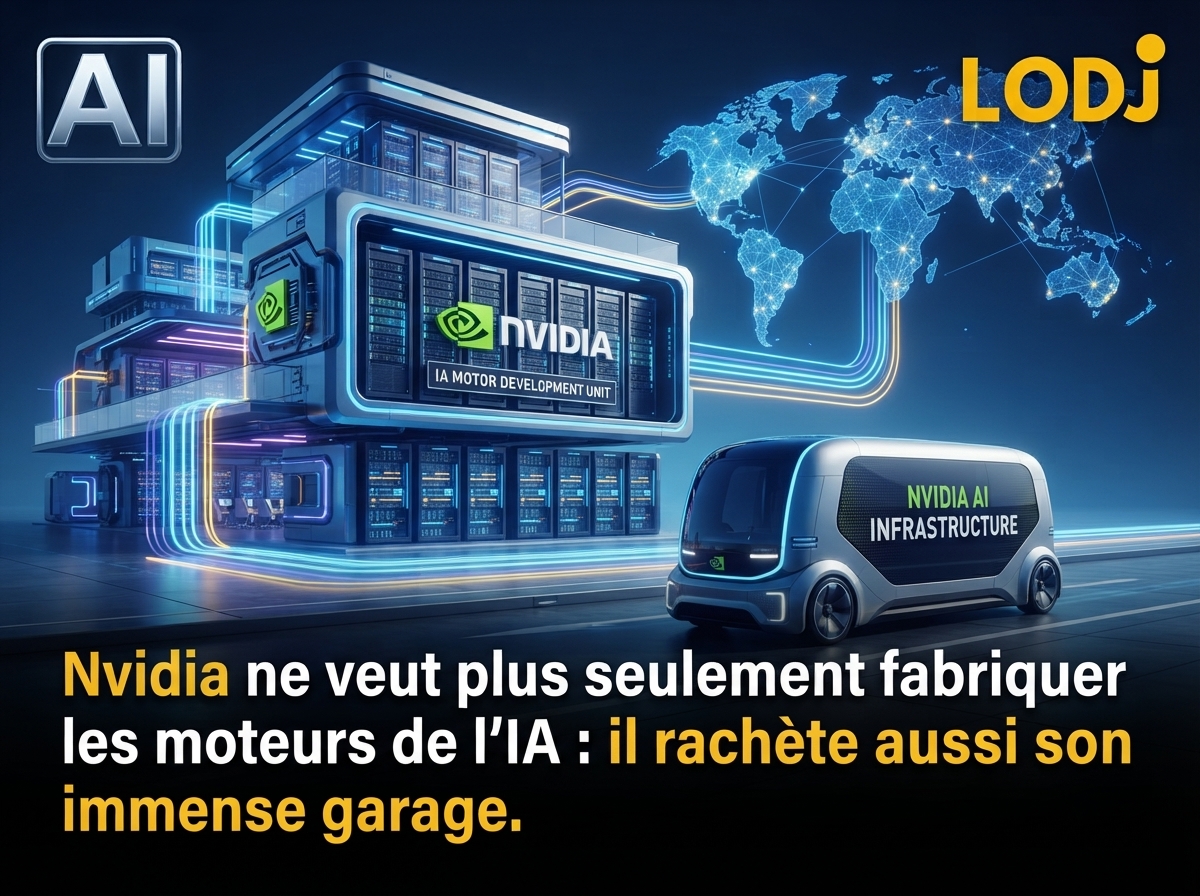 Nvidia ne veut plus seulement fabriquer les moteurs de l’IA : il rachète aussi son immense garage