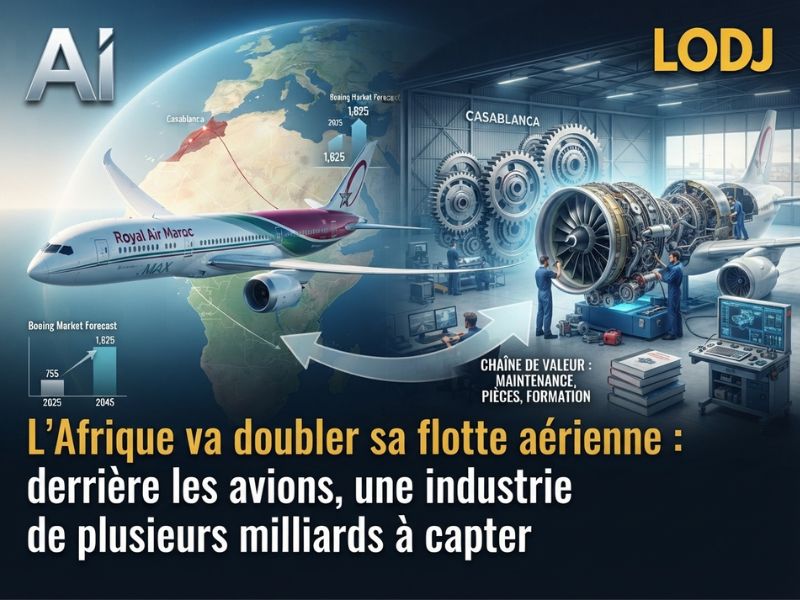 L’Afrique va doubler sa flotte aérienne : derrière les avions, une industrie de plusieurs milliards à capter