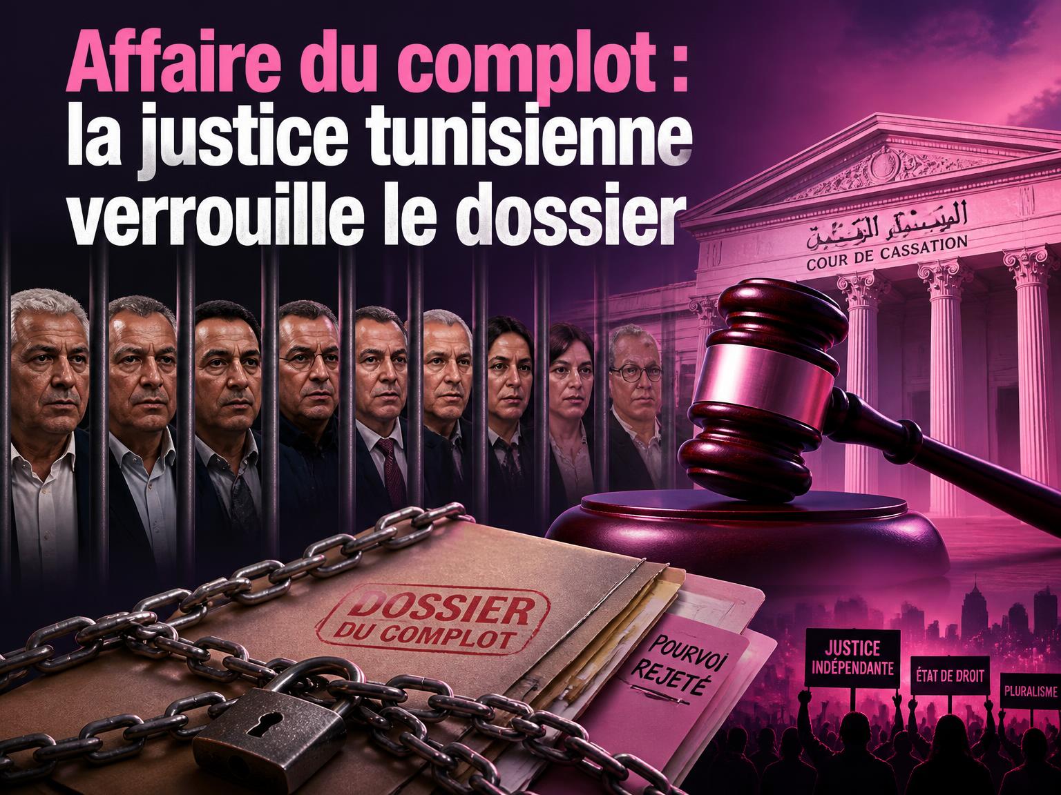 Affaire du complot : la justice tunisienne verrouille le dossier