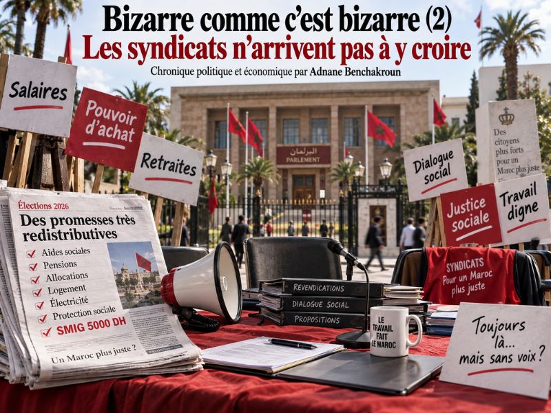 Bizarre comme c’est bizarre (2) — Les syndicats n’arrivent pas à y croire