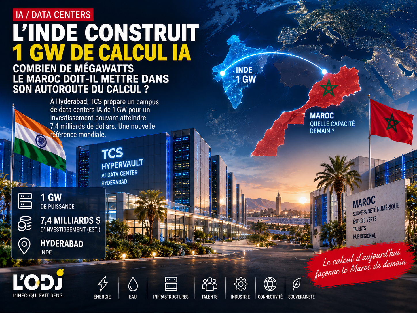 Combien de mégawatts le Maroc doit-il mettre dans son « autoroute du calcul » ?