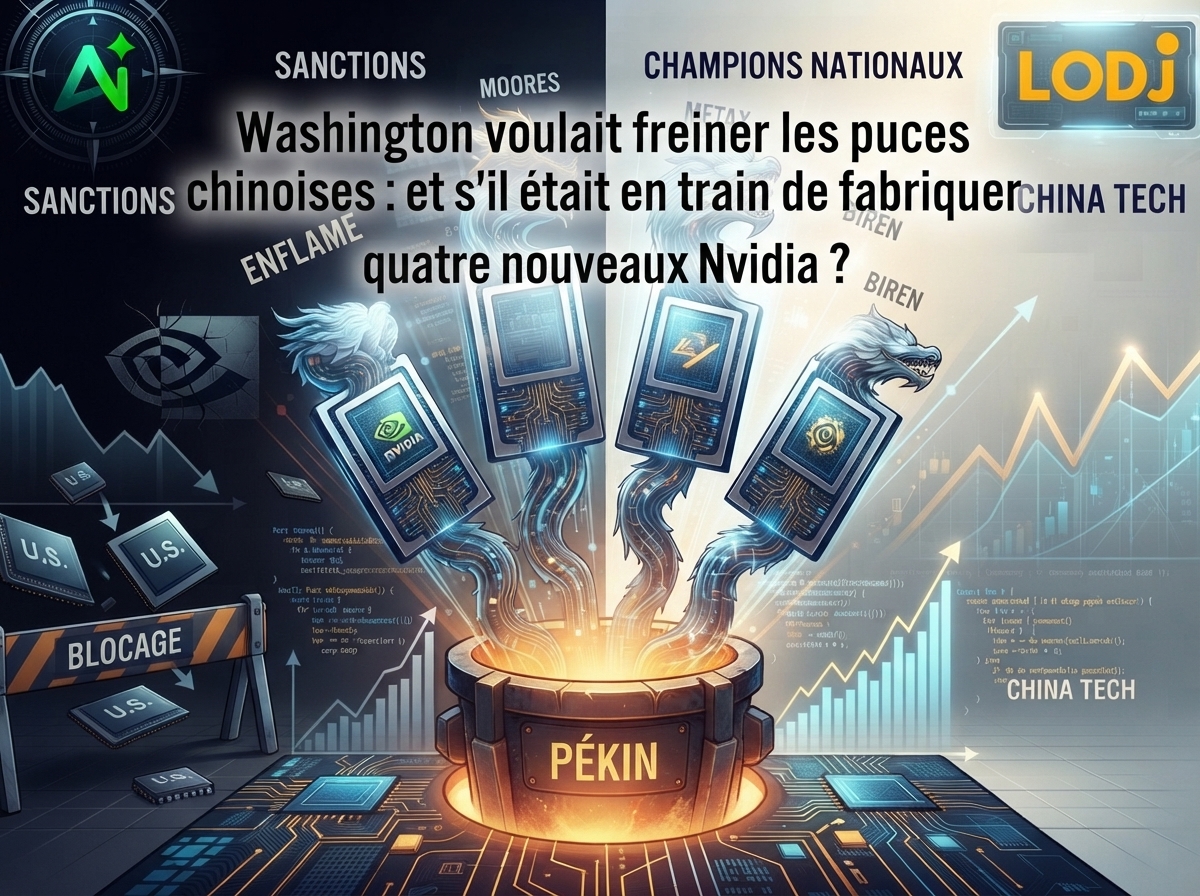 Washington voulait freiner les puces chinoises : et s’il était en train de fabriquer quatre nouveaux Nvidia ?