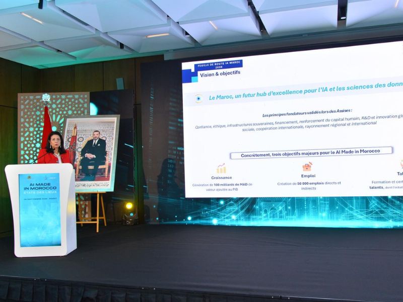 Le Maroc accélère sa feuille de route « Maroc IA 2030 » pour bâtir une intelligence artificielle souveraine