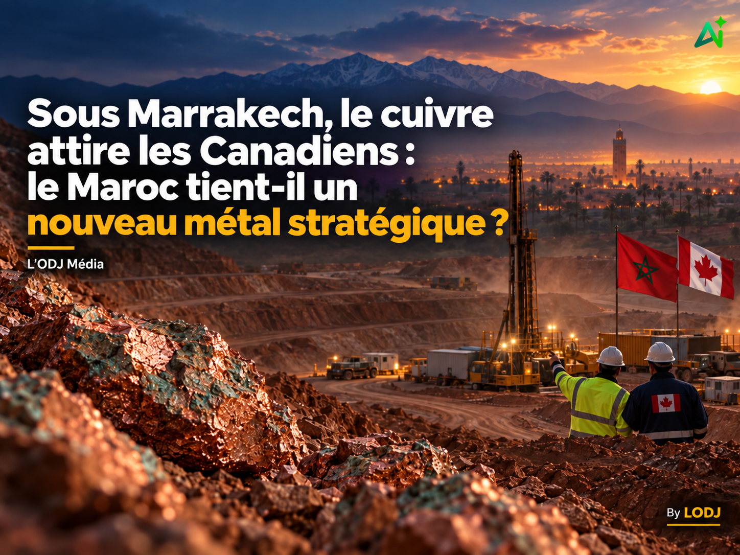 ​Sous Marrakech, le cuivre attire les Canadiens : le Maroc tient-il un nouveau métal stratégique ?